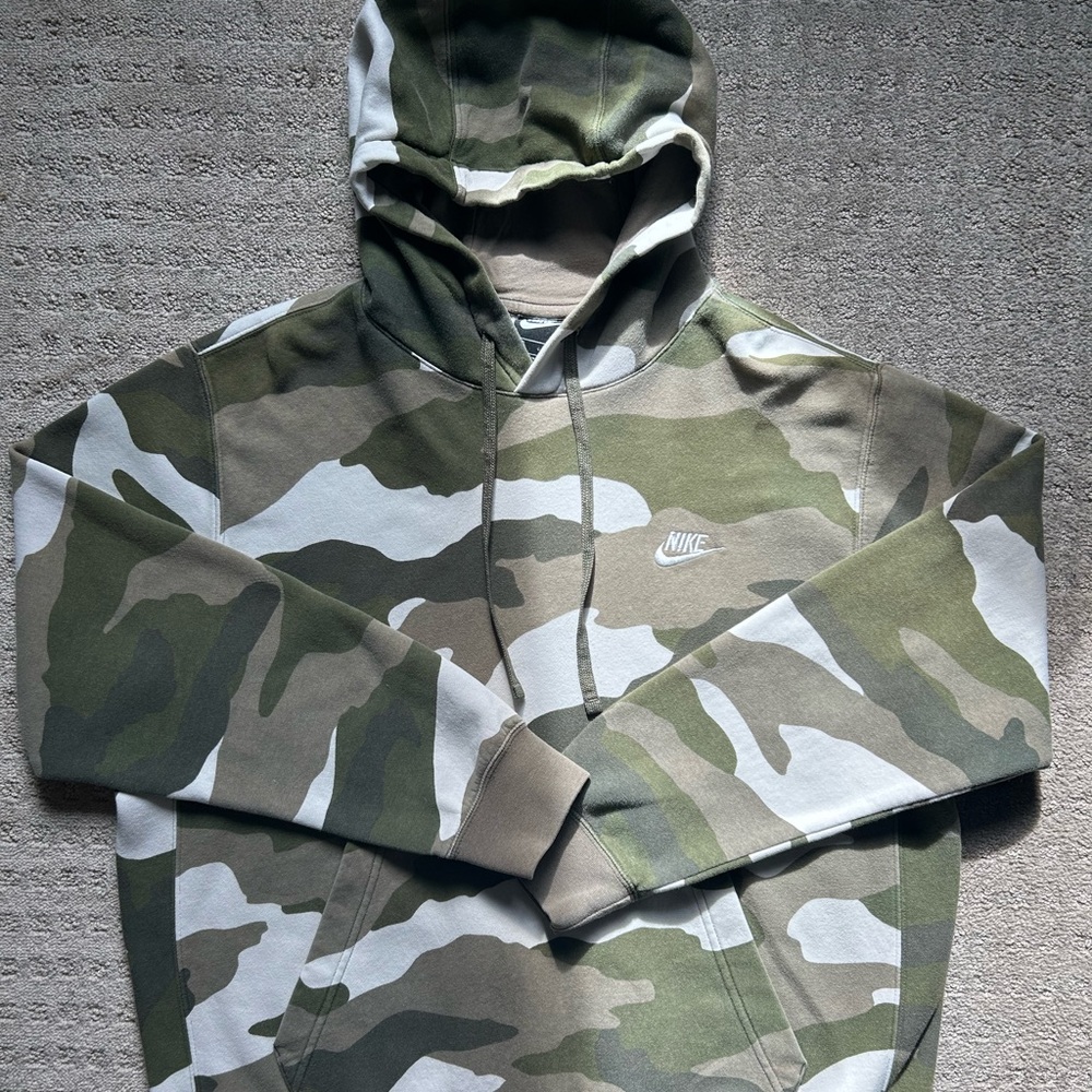 Nike Camo Heavy Fleece Hoodie